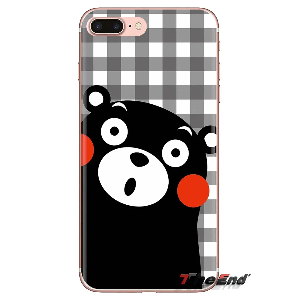 Японский Kawaii Kumamon милый медведь чехол для мобильного телефона Samsung Galaxy J1 J2 J3 J4 J5 J6 J7