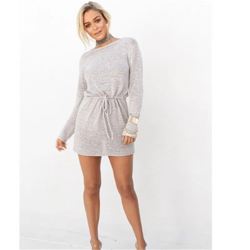 Плюс Размеры Вязание полые свитер Для женщин Платья для 2017 на весну и зиму Модные