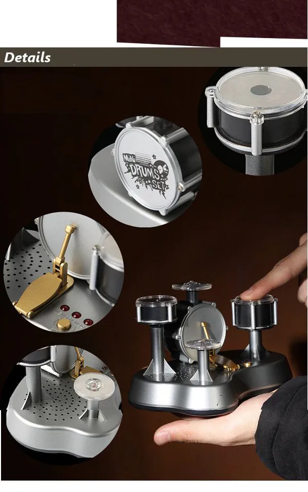 SENRHY Mini Finger Drum набор сенсорный барабанный светодиодный свет Джаз перкуссионные Музыкальные инструменты Обучающие музыкальные игрушки подарок для детей