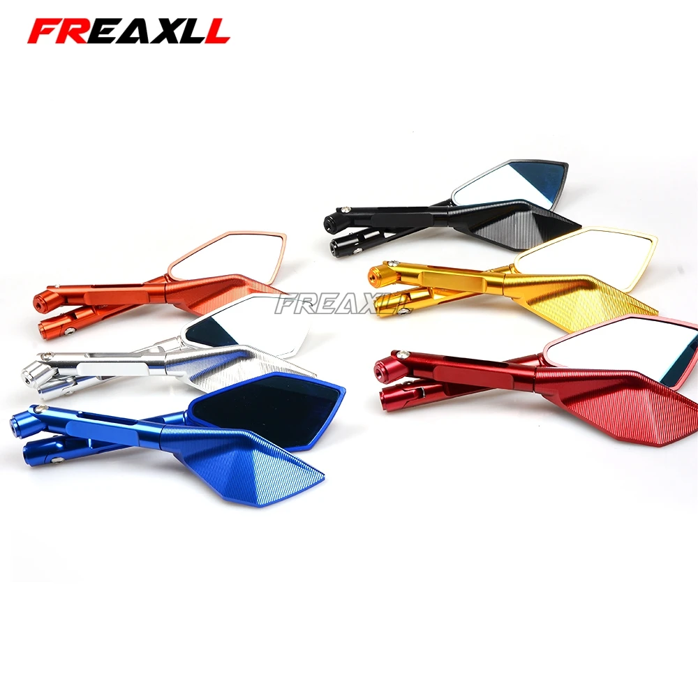 For Yamaha R1 R3 R6 R125 FZ6 FZ1 FAZER XV 950 MT07 MT09 MT 03 TMAX XMAX VMAX 1200 Universal Motorcycle Rearview Side Mirrors | Автомобили