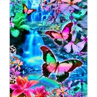 color butterfly diamond embroidery diy diamond painting mosaic diamant painting 3d cross stitch pictures h419