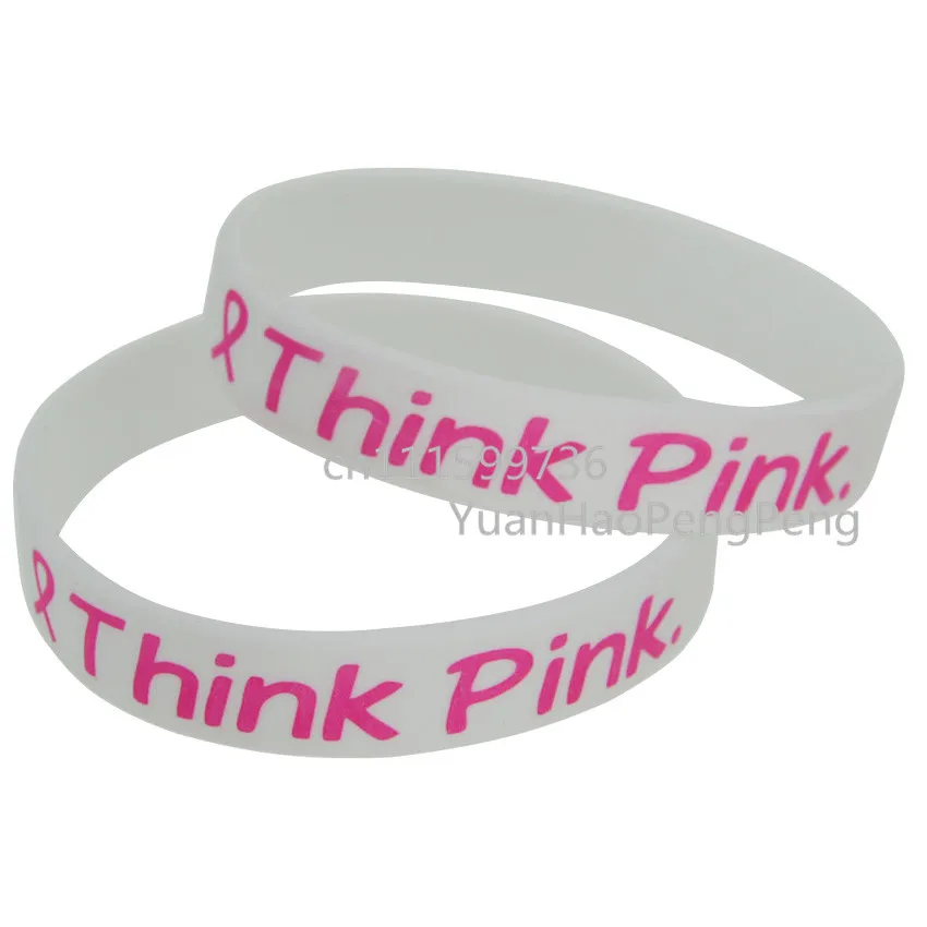 Браслет браслет Think Pink с розовой лентой|wristband bracelet|c braceletbracelet c |