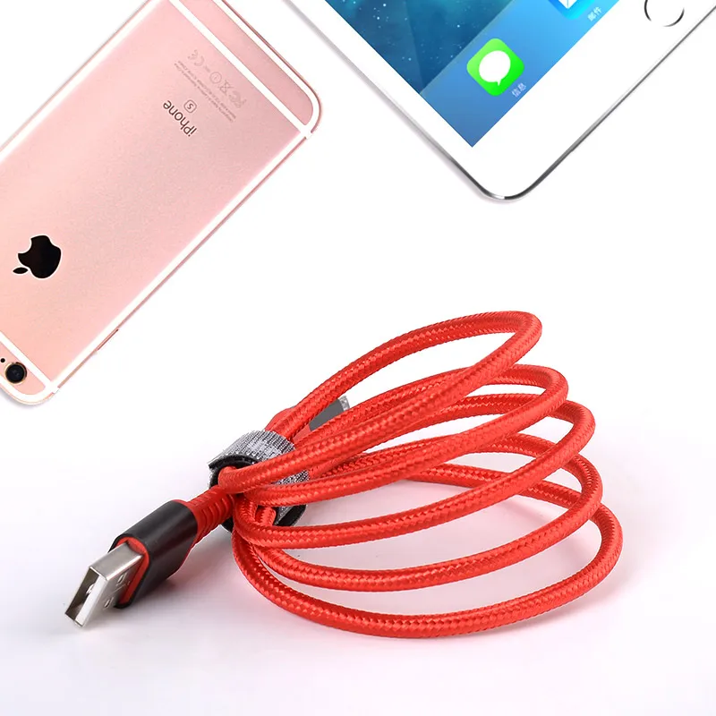 Кабель Micro USB 1 м нейлоновый плетеный провод для Samsung Sony Xiaomi Android Phone кабель