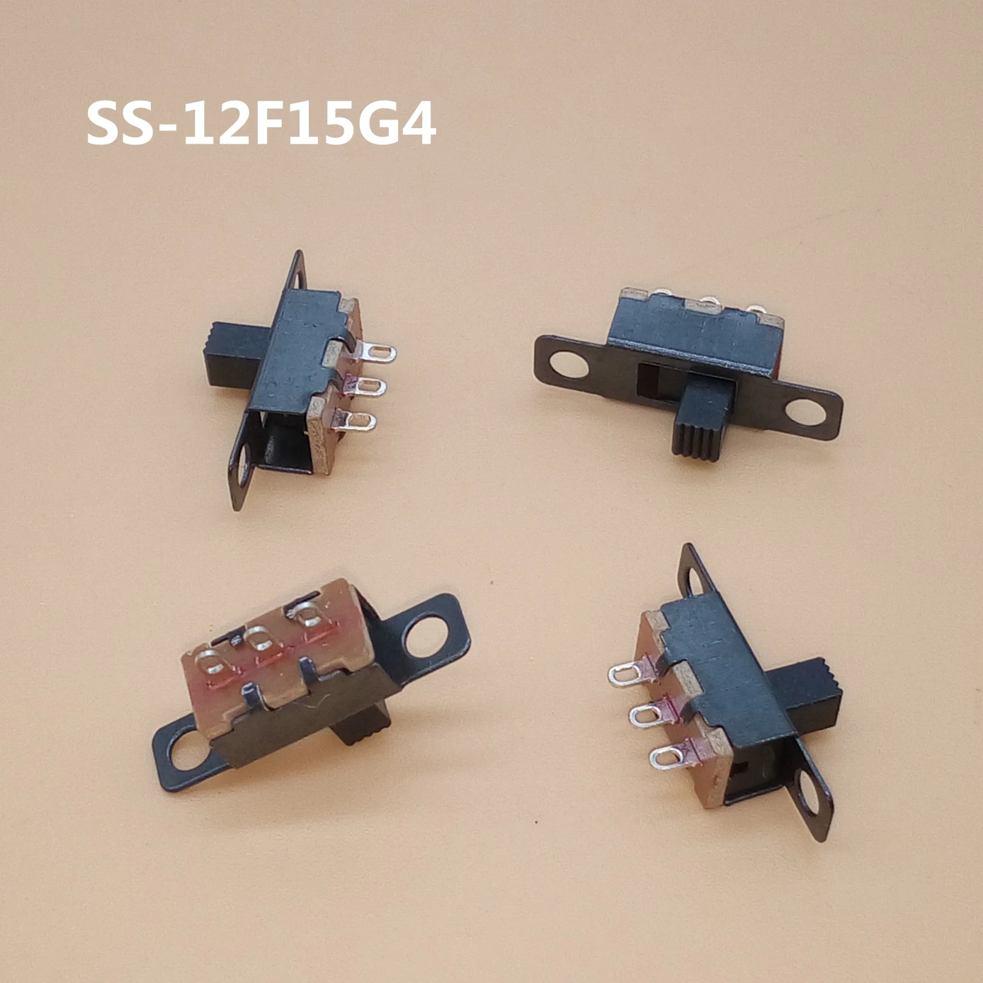 

10 шт. SS12F15 SS12F15VG4 тумблер переключатель 3PIN 1P2T скользящий переключатель с ручкой высотой 4 мм