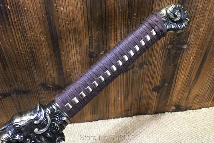 Ушу * Broadsword китайский кунг-фу ножи дракон Хэдфилд клинок из марганцевой стали |