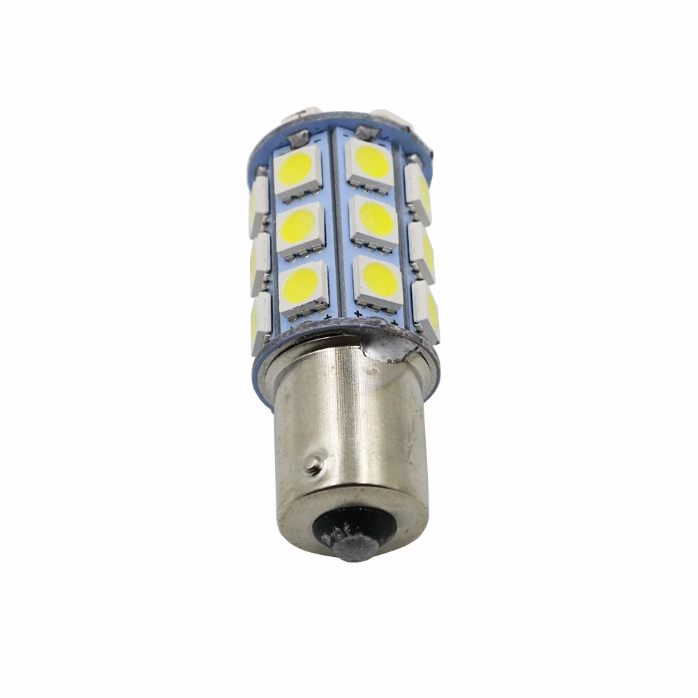 Автомобильная светодиодная лампа тормоза YSY 500X S25 1156 Ba15s P21W 27SMD 5050 резервный сигнал