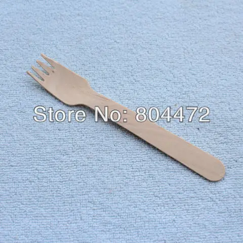 2400 оптовая продажа простые деревянные вилки столовые приборы-одноразовые