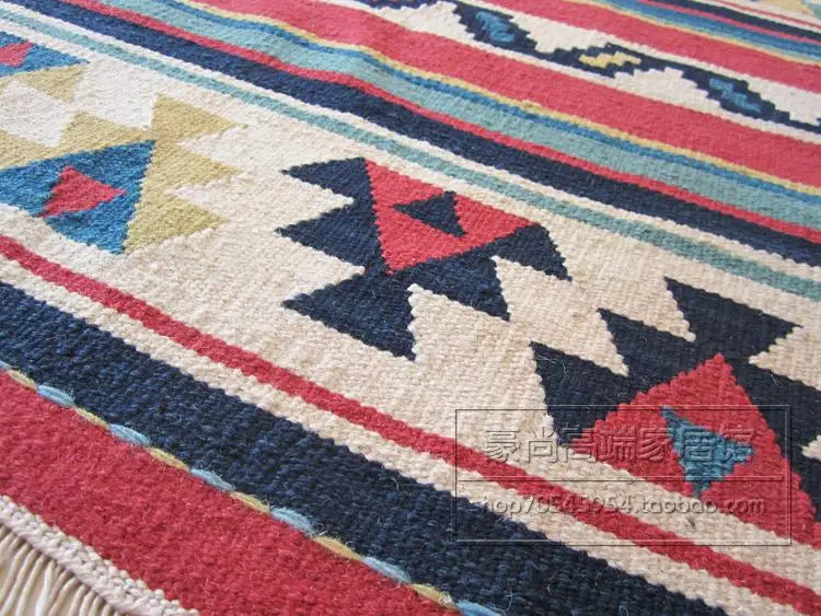 Высококачественный турецкий ковер kilim ручной работы из чистой шерсти