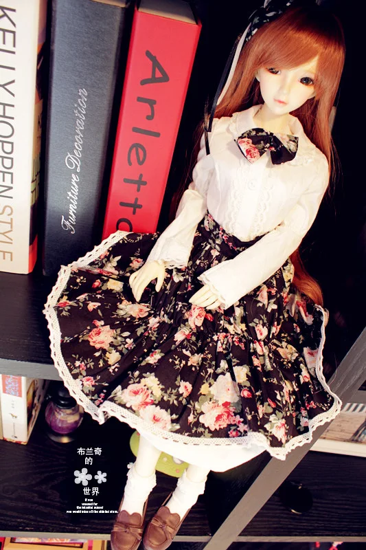 Пасторальное платье Набор для 1/3 1/4 1/6 весы BJD/SD кукла одежда Bjd Кукла Одежда