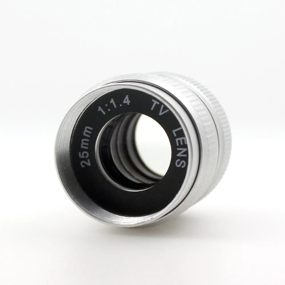 Объектив 25 мм f/1 4 C Mount CCTV f1.4 для Micro 4/3 Nex GX1 Аксессуары фотоаппаратов | Безопасность