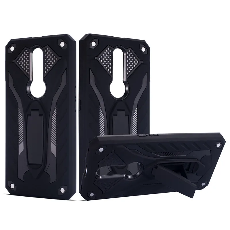 Чехол держатель для OPPO F11 Pro Hybrid Armor Stand Hard Cover A9 A37 A39 A57 F3 A77 F5 A79 A83 F7 F9 R17 A5 A3S K1