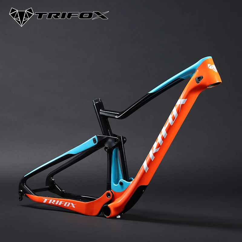 TRIFOX полностью подвесная рама MTB 29er Cadre Carbone T800 рама для горного велосипеда 148*12 мм