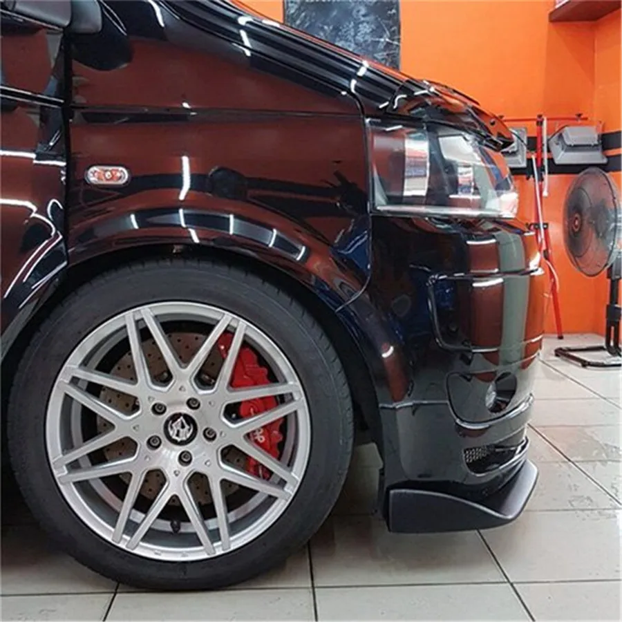 Универсальный 2PCS Передний спойлер ABS Скручиватель спойлера бампера Декоративные