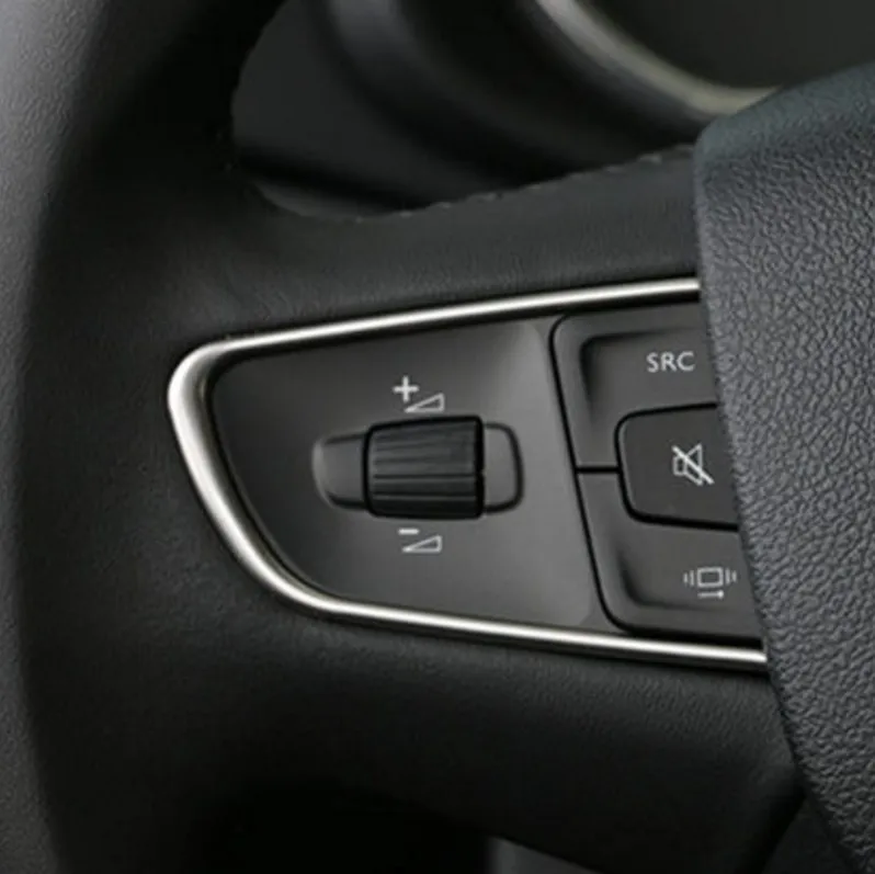 2 шт. автомобильный Стайлинг крышка рулевого колеса Наклейка для 2014 15 Peugeot 408 508