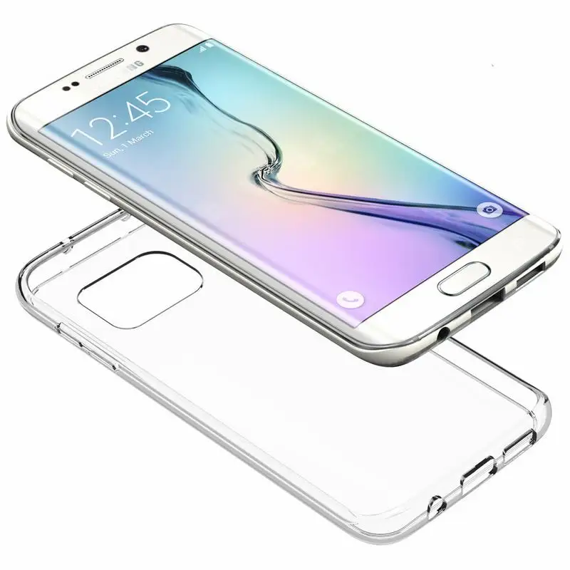 Прозрачный мягкий чехол для Samsung Galaxy S6 задняя крышка из ТПУ S7 J5 2016 Edge|phone back|phone back