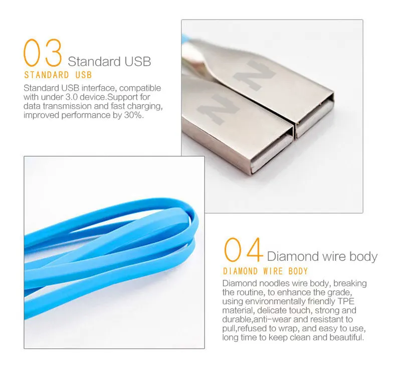 NOHON для Apple USB кабельная Лапша кабель для быстрой зарядки для iPhone 7 6 6S Plus 5 5S SE iPad iPod iOS 8 9 10 телефонный кабель для синхронизации данных