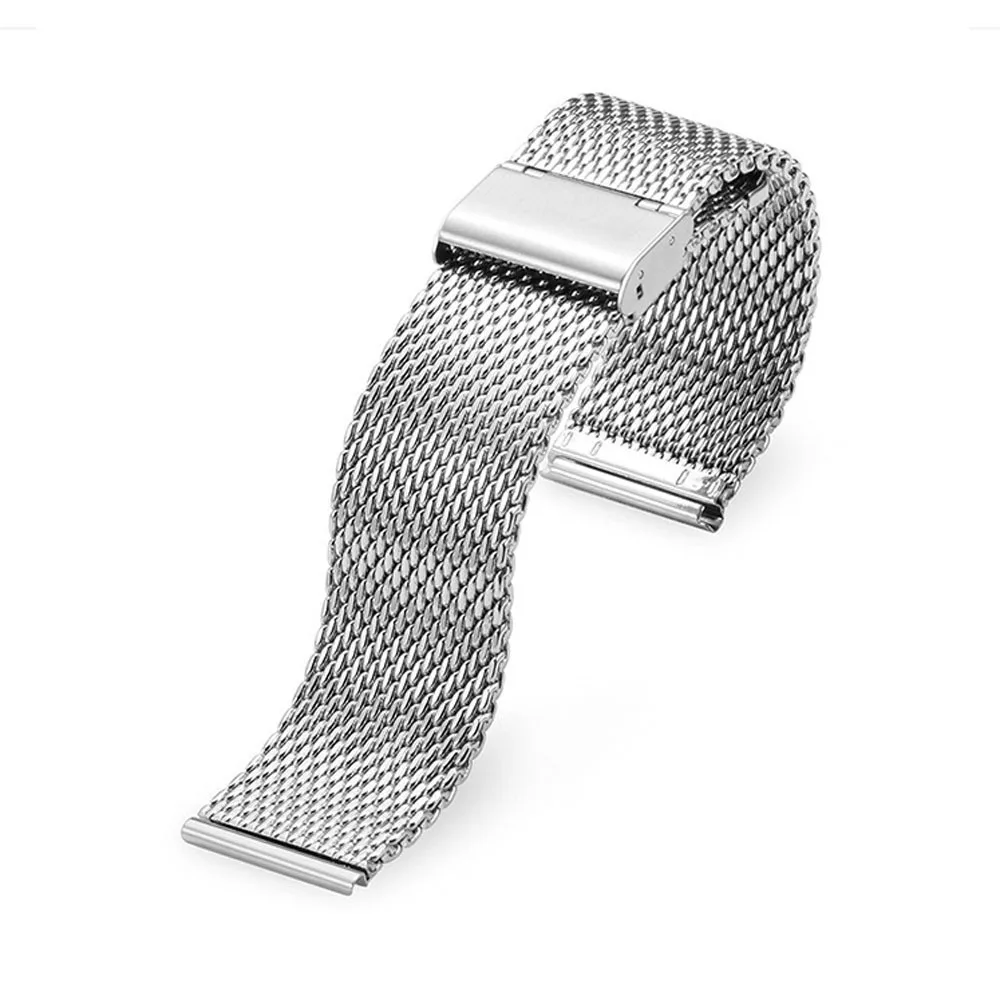 LANDFOX Миланского Нержавеющая сталь Quick Release часы ремешок для ASUS zenwatch 2 Smart часы ремешок браслет