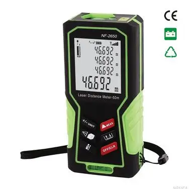 Бесплатная доставка NOYAFA NF-2650 50 м цифровое Дистанционное измерительное