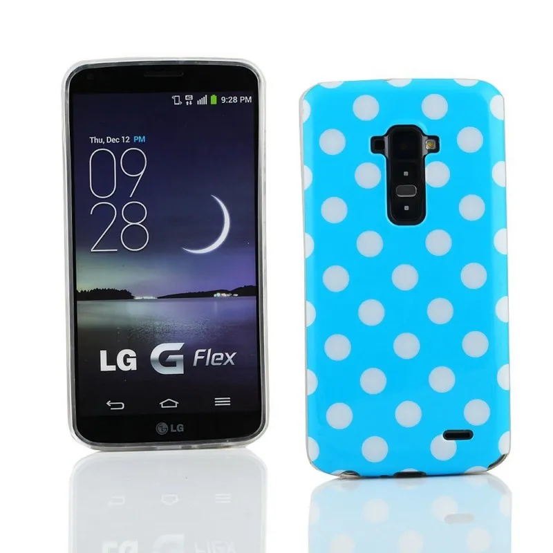 Ретро Кассетная лента с рисунком в горошек женская для LG G Flex D958 винтажный Чехол