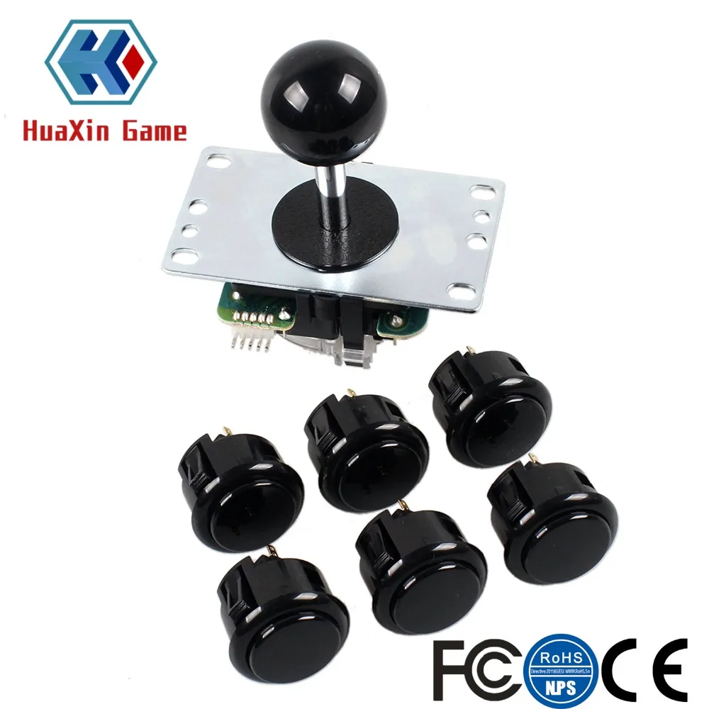 Sanwa JLF-TP-8YT черный шар Верхняя ручка OBSF-30 кнопки аркадный джойстик часть 4 и 8 способ Регулируемый Mad catz SF4 Tournament