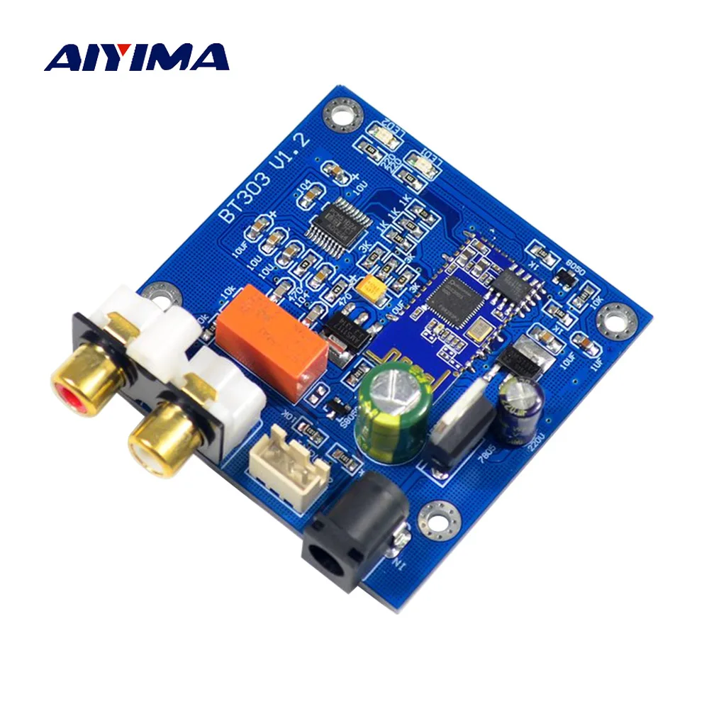 AIYIMA Bluetooth 5 0 модуль DC7 12V беспроводной аудиоприемник сделай сам для усилителей