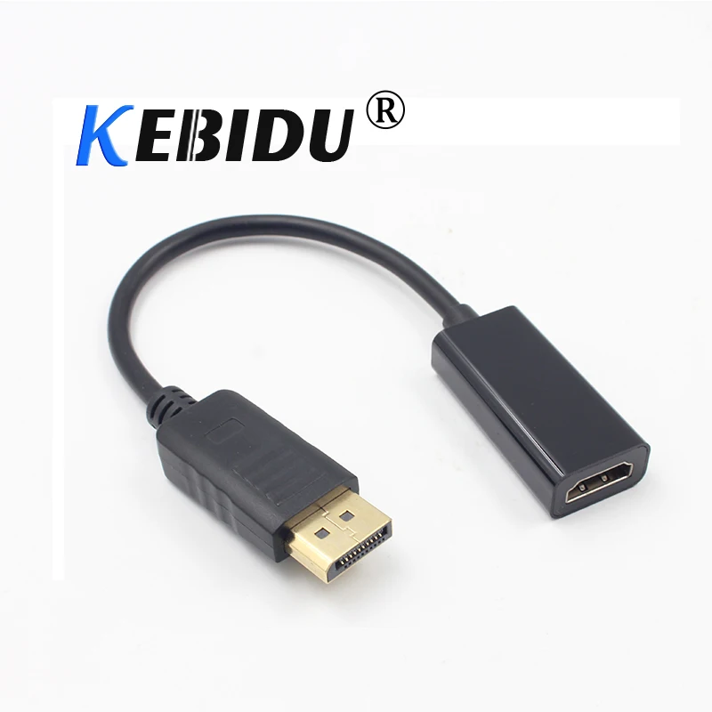 Переходник DP в HDMI совместимый со штекером на гнездо HDTV кабель адаптер
