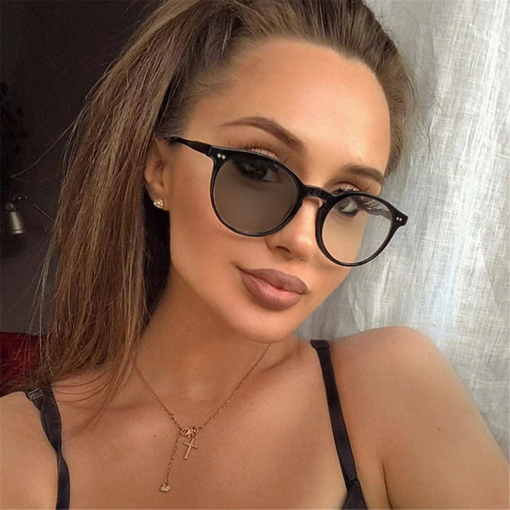 Винтажные Солнцезащитные фотохромные очки для чтения мужчин и женщин с