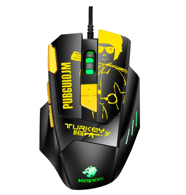 RGB8 USB Проводная оптическая игровая мышь в сеточку Playerunknown's Battlegrounds|Мыши| |