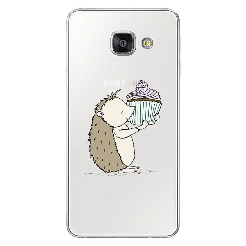 Животное маленький ежик аксессуары для телефона Силиконовый ТПУ чехол Samsung S6 S6edge