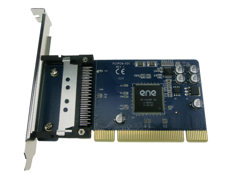 Новый 16-разрядный преобразователь PCI в PCMCIA (PCMCIA 2 1/JEIDA 4 2) и 32-разрядная карта для ПК