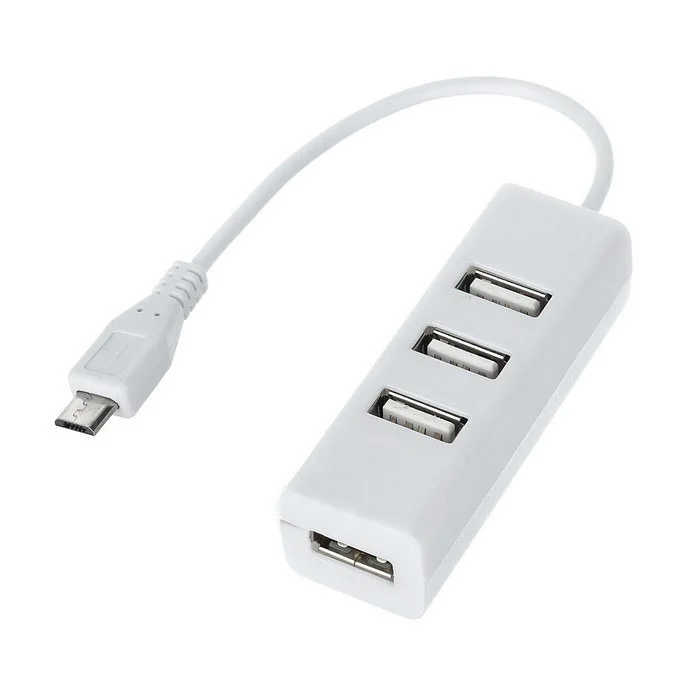 Микро USB для 4 портового концентратора 2 0 w/ OTG планшетного ПК/телефона|USB-хабы| |