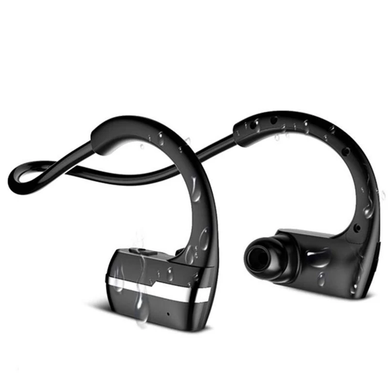 Беспроводные Bluetooth наушники спортивные гарнитура автоматически складывающаяся