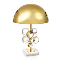 art deco led crystal marble clear colorized bubble table lamp desk lamp led desk lamp for bedroom foyer