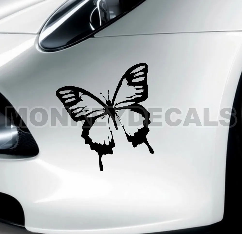 

XGS Переводные картинки для автомобиля, красивая бабочка 04 12x12 см, светоотражающая Водонепроницаемая Виниловая наклейка для автомобиля, мото...