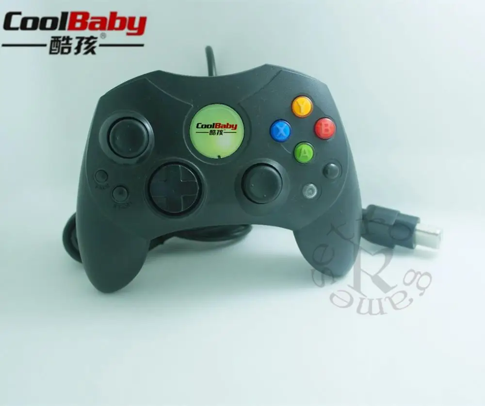 5 шт./лот, классический проводной джойстик для microsoft, геймпад для xbox, ретро джойстик - Цвет: Черный