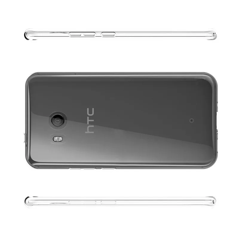 Ультратонкий Прозрачный мягкий чехол из ТПУ для HTC U U11 Ocean/X10 E66/Alpine Play/M10 10 защитный