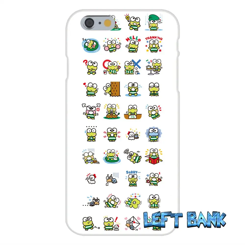Мягкий силиконовый прозрачный чехол из ТПУ для Samsung Galaxy Note 3 4 5 S4 S5 MINI S6 S7 edge music keroppi