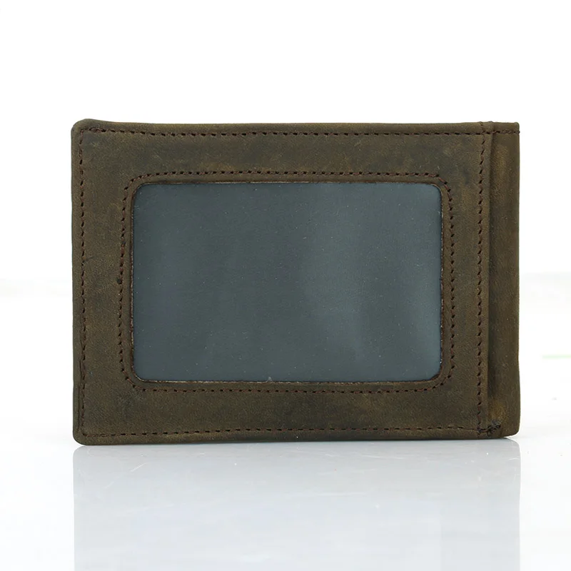 MS высококачественный мужской кошелек из натуральной кожи мини для мужчин