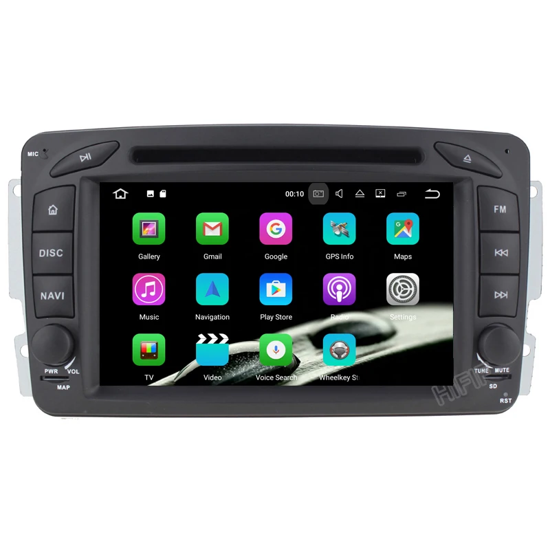 Px6 Android 10 8Core 4GBRAM 64GBROM CarDVD плеер Радио Стерео GPS для Benz CLK Class W209 CLK200 CLK220 CLK55 CLK63 AMG W219 |