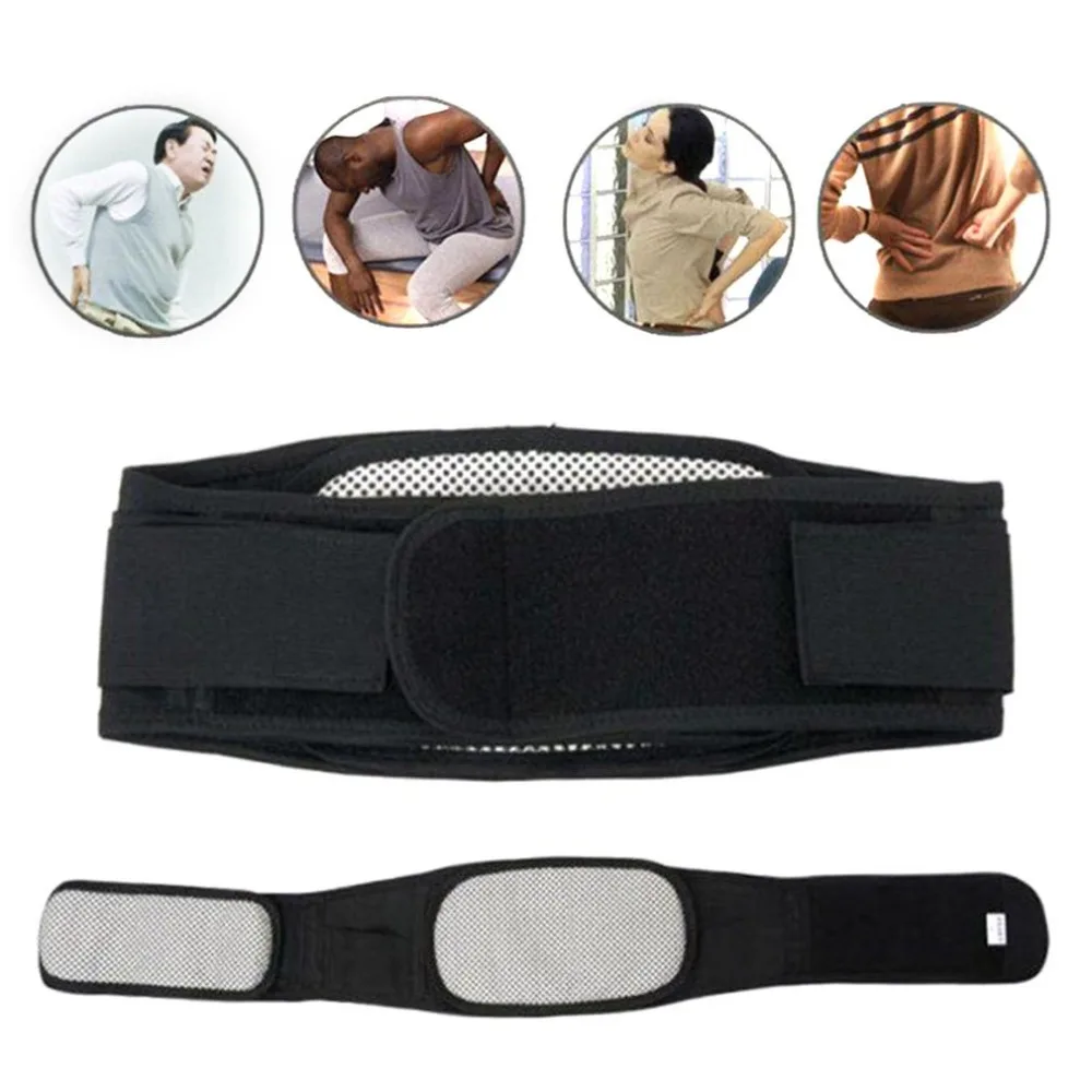 САМОНАГРЕВАЮЩАЯСЯ магнитная терапия поясной ремень Регулируемый Турмалин для