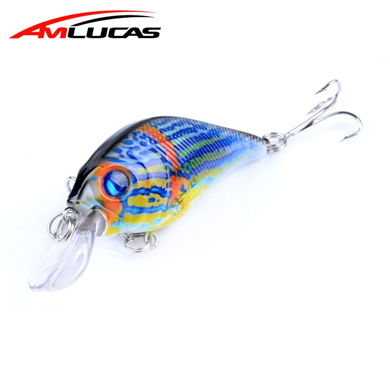 Amlucas 7.5cm 11.2g Crankbait Minnow Fishing Lure Artificial Hard Bait Wobblers Carp Tackle Fake Fish pesca WW74 | Спорт и