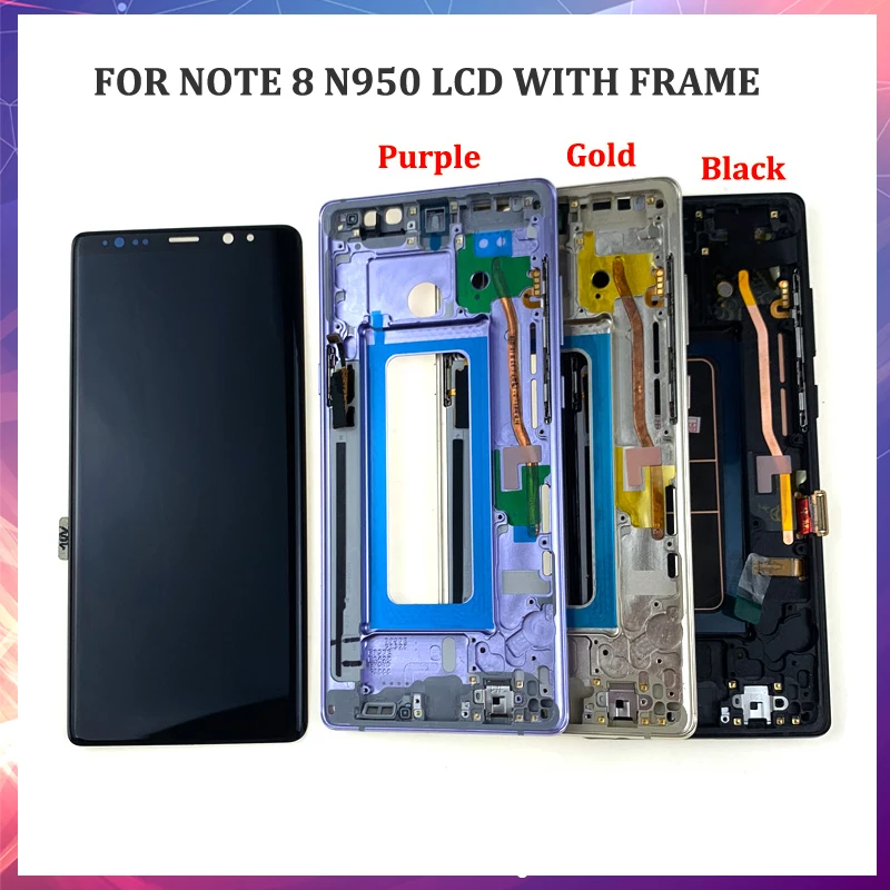 НОВЫЙ 6 3 &quotсупер AMOLED дисплей для SAMSUNG Galaxy NOTE8 lcd N950 N950F сенсорный экран Запасные