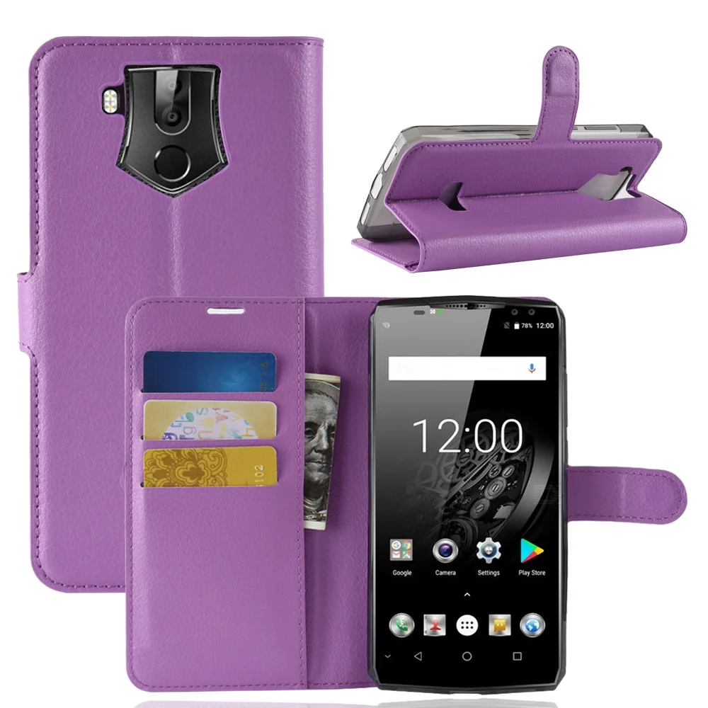 Для Oukitel K10 чехол премиум-класса из искусственной кожи с отделениями для карт