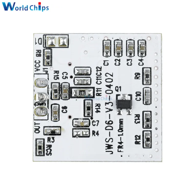 5V DC микроволновый радар-датчик 10M 180 градусов угол обнаружения время задержки Регулируемый радар-модуль для Arduino