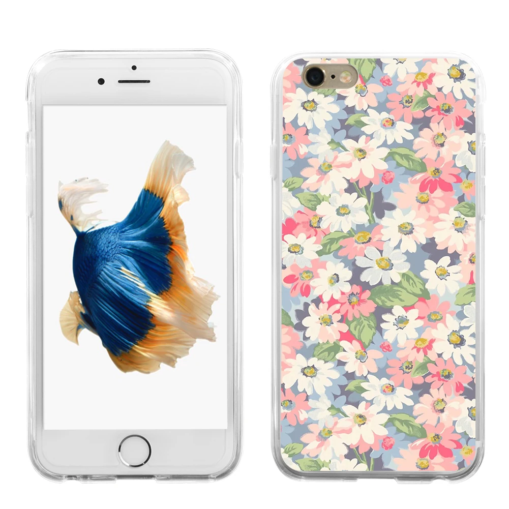 Модные с цветочным принтом Телефон чехол для iPhone X 8 Plus Samsung Huawei|cover for iphone|case covercover
