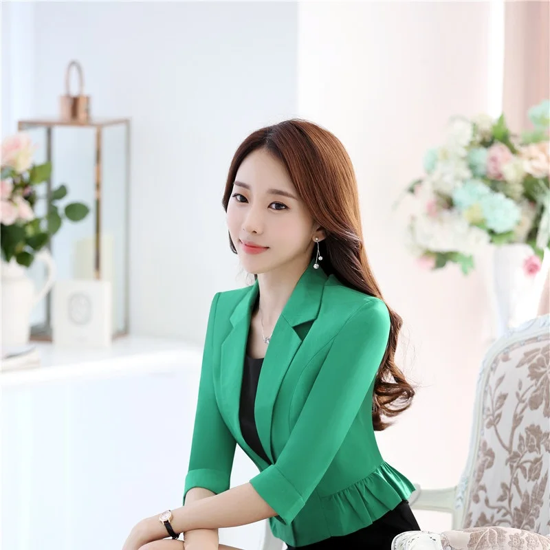 Приталенный Модный Новый профессиональный Блейзер куртка пальто элегантная