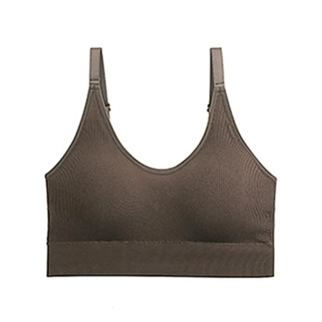 Women Casual Workout Yoga Clothes Activewear Solid Spaghetti Straps Sports Elastic Bra Sleeveless | Спорт и развлечения