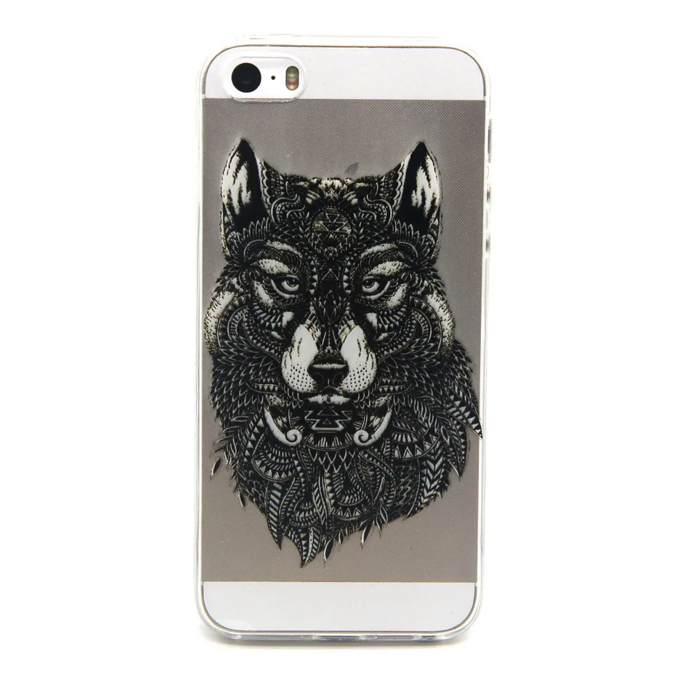 TPU Soft Case For iPhone 5 Transparent Ultra-Thin Silicone Phone Cover |