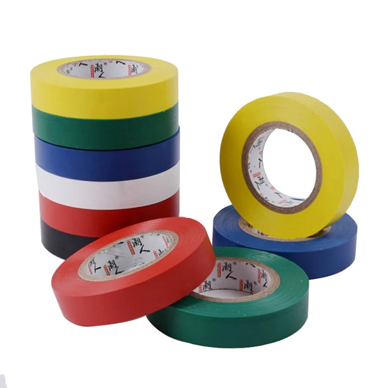 

6 Pieces 10M Electrical Insulation Adhesive Tape Safety PVC Waterproof High-temperature Premium Grade Insulated Tape