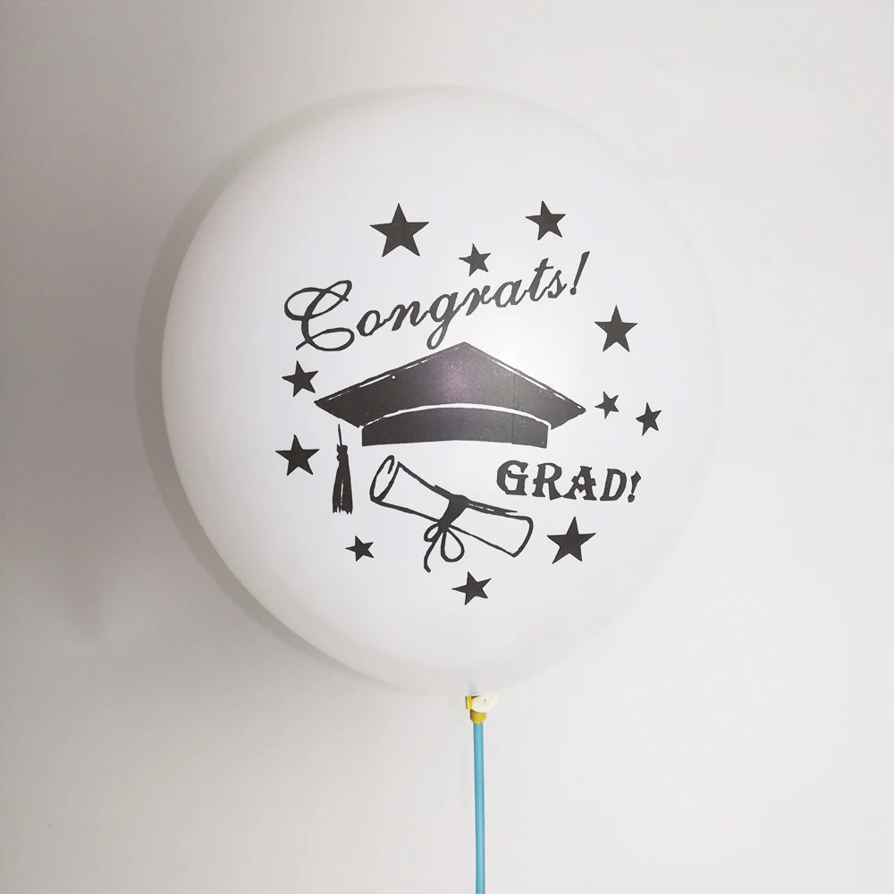 2018 выпускной вечер украшения Congrate gras воздушные шары образованные AF на 50 шт | Дом и
